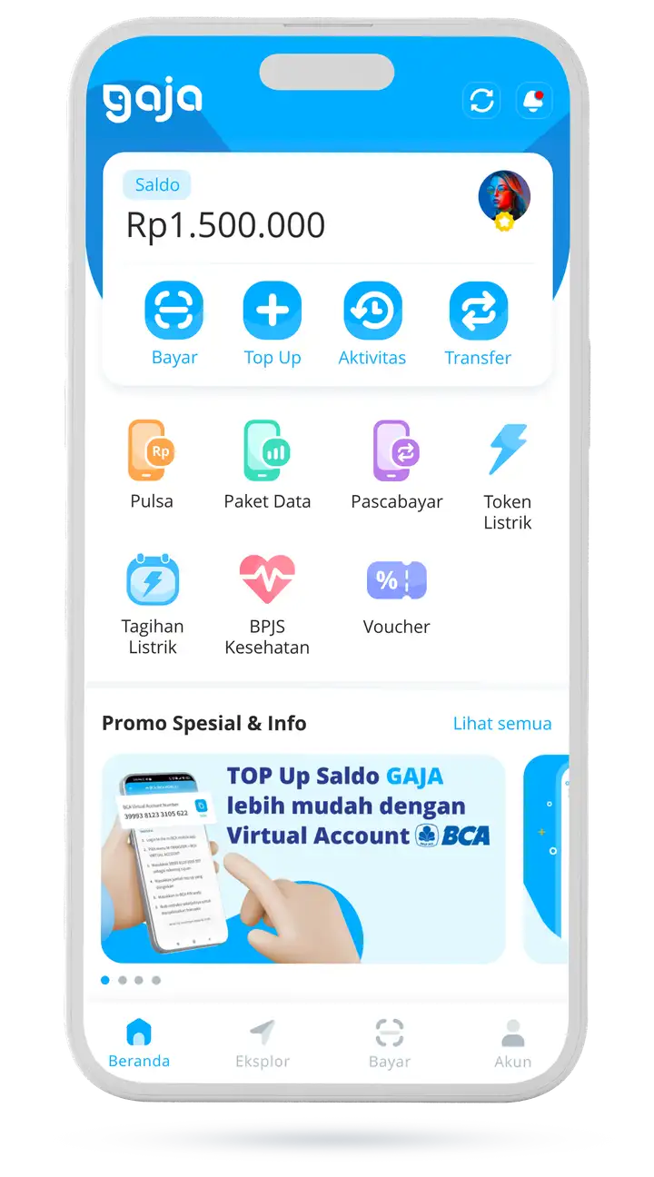 Fitur aplikasi GAJA
