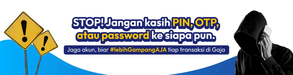 STOP! Never share your PIN, OTP, or password with anyone